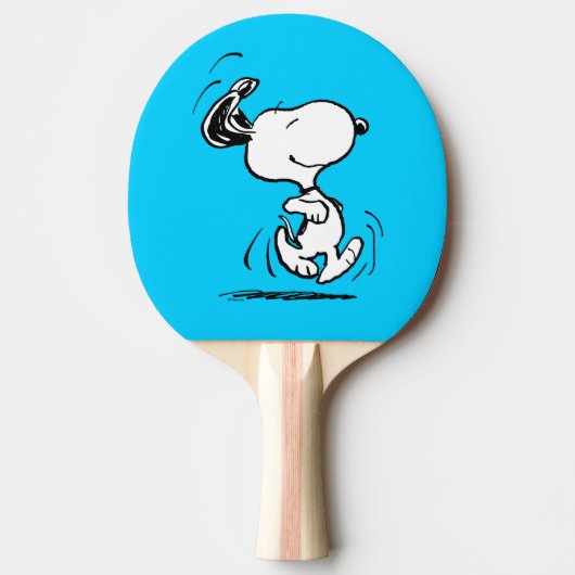 Erdnüsse | Snoopy Happy Dance Tischtennis Schläger (Vorderseite)