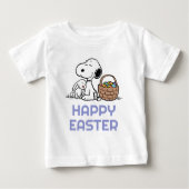 Erdnüsse | Snoopy Happy Oaster Baby T-shirt (Vorderseite)