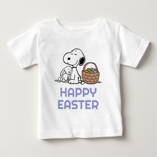 Erdnüsse | Snoopy Happy Oaster Baby T-shirt (Vorderseite)