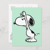Erdnüsse | Snoopy hat dich erschreckt Postkarte (Vorne/Hinten)
