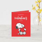 Erdnüsse | Snoopy Heart Hug Karte (Gelbe Blume)