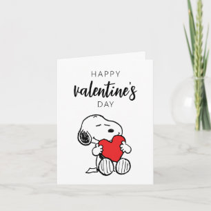 Erdnüsse   Snoopy Heart Hug Karte