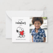 Erdnüsse | Snoopy Heart Hug Mitteilungskarte (Vorderseite)