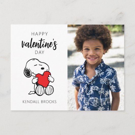 Erdnüsse | Snoopy Heart Hug Postkarte (Vorderseite)