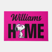 Erdnüsse | Snoopy Heart | PERSONALISIERT Fußmatte (Vorderseite)