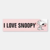 Erdnüsse | Snoopy Hearts Autoaufkleber (Vorne)