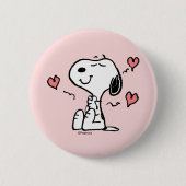 Erdnüsse | Snoopy Hearts Button (Vorderseite)