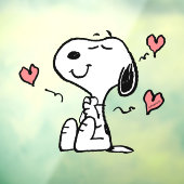 Erdnüsse | Snoopy Hearts Fensteraufkleber (Blatt 3)