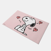Erdnüsse | Snoopy Hearts Fußmatte (Schrägansicht)