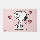 Erdnüsse | Snoopy Hearts Fußmatte (Vorderseite)