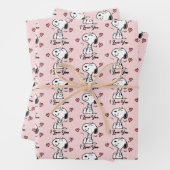 Erdnüsse | Snoopy Hearts Geschenkpapier Set (Beispiel)