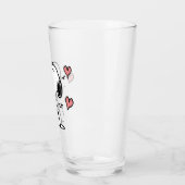 Erdnüsse | Snoopy Hearts Glas (Links)