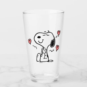 Erdnüsse   Snoopy Hearts Glas