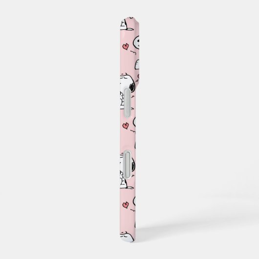 Erdnüsse | Snoopy Hearts iPhone 16 Hülle (Rechte Seite)