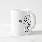 Erdnüsse | Snoopy Hearts Jumbo-Tasse (Vorderseite Rechts)