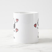 Erdnüsse | Snoopy Hearts Jumbo-Tasse (Vorderseite)