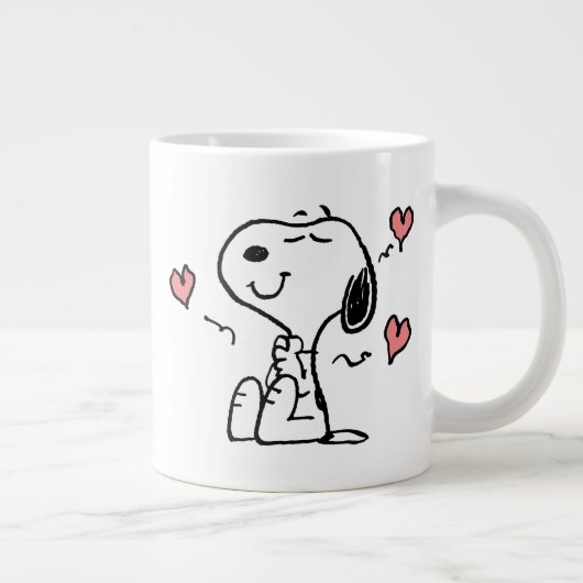 Erdnüsse | Snoopy Hearts Jumbo-Tasse (Rechts)