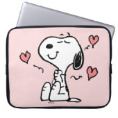 Erdnüsse | Snoopy Hearts Laptopschutzhülle (Vorderseite)