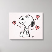 Erdnüsse | Snoopy Hearts Leinwanddruck (Vorderseite)