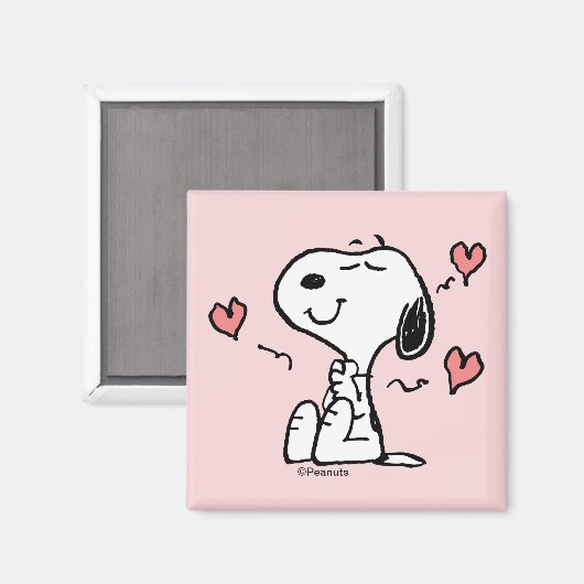 Erdnüsse | Snoopy Hearts Magnet (Vorderseite/Rückseite)