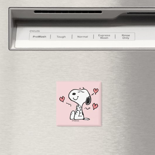 Erdnüsse | Snoopy Hearts Magnet (In Situ (Geschirrspüler))