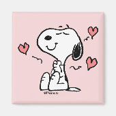 Erdnüsse | Snoopy Hearts Magnet (Vorne)