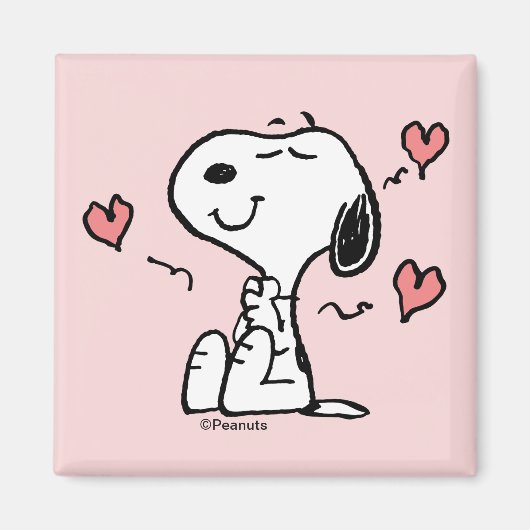Erdnüsse | Snoopy Hearts Magnet (Vorne)
