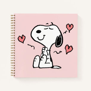 Erdnüsse Snoopy Hearts Notizblock