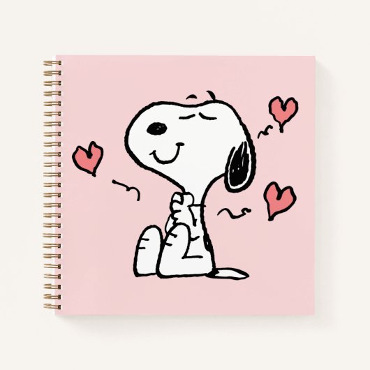 Erdnüsse | Snoopy Hearts Notizblock (Vorderseite)
