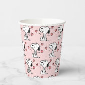 Erdnüsse | Snoopy Hearts Pappbecher (Links)