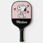Erdnüsse | Snoopy Hearts Pickleball Schläger (Vorderseite)