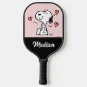 Erdnüsse | Snoopy Hearts Pickleball Schläger (Rückseite)