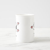 Erdnüsse | Snoopy Hearts Porzellantasse (Vorderseite)