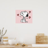 Erdnüsse | Snoopy Hearts Poster (Küche)