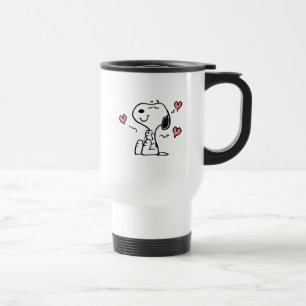 Erdnüsse Snoopy Hearts Reisebecher