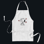 Erdnüsse | Snoopy Hearts Schürze<br><div class="desc">Karo dieses lustige Design von Peanuts mit Snoopy.</div>