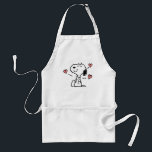 Erdnüsse | Snoopy Hearts Schürze<br><div class="desc">Karo dieses lustige Design von Peanuts mit Snoopy.</div>