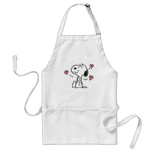 Erdnüsse Snoopy Hearts Schürze