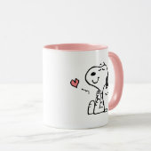 Erdnüsse | Snoopy Hearts Tasse (VorderseiteRechts)