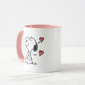 Erdnüsse | Snoopy Hearts Tasse (Vorderseite Links)