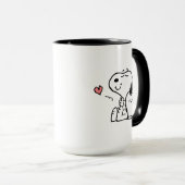 Erdnüsse | Snoopy Hearts Tasse (VorderseiteRechts)