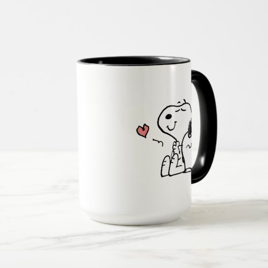 Erdnüsse | Snoopy Hearts Tasse (VorderseiteRechts)