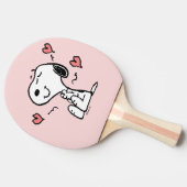 Erdnüsse | Snoopy Hearts Tischtennis Schläger (Seitenansicht)