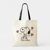 Erdnüsse | Snoopy Hearts Tragetasche (Rückseite)