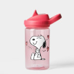 Erdnüsse | Snoopy Hearts Trinkflasche<br><div class="desc">Karo dieses lustige Design von Peanuts mit Snoopy.</div>