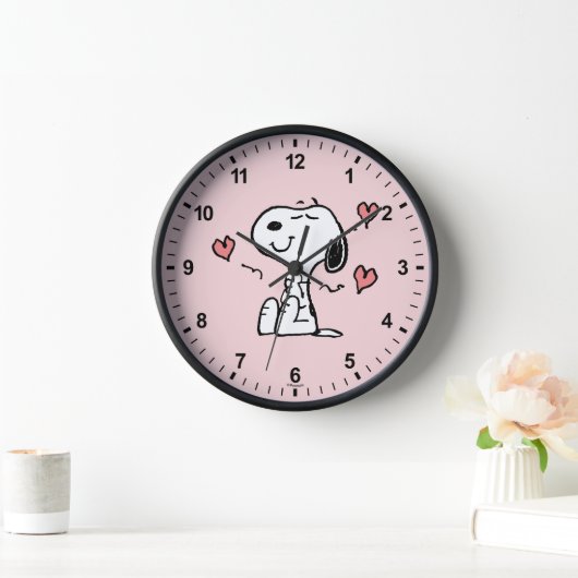 Erdnüsse | Snoopy Hearts Uhr (Zuhause)