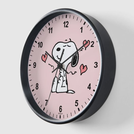 Erdnüsse | Snoopy Hearts Uhr (Winkel)