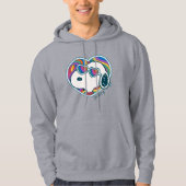 Erdnüsse | Snoopy Herzrasen Hoodie (Vorderseite)