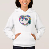 Erdnüsse | Snoopy Herzrasen Hoodie (Vorderseite)