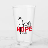 Erdnüsse | Snoopy heute nicht Glas (Vorderseite)